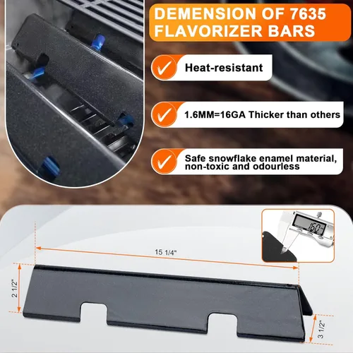 Miniatura 4 de Piezas de parrilla para Weber Spirit 2 Partes, Reemplazo para Weber GS4 Spirit II/I E210 S210 E220 S220, Piezas GS4 para Webber Spirit 2 Tubo