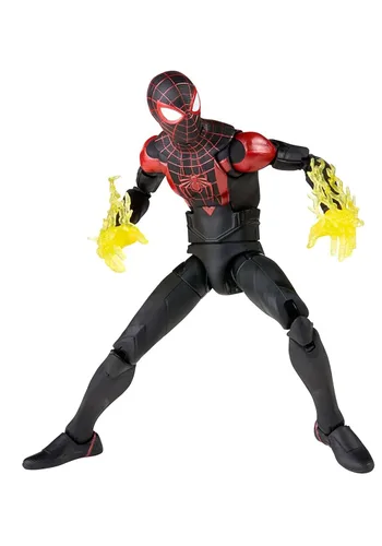 Miniatura 6 de Spider-Man Marvel Legends Series Gamerverse Miles Morales - Figura de acción coleccionable de 6 pulgadas, juguete con 7 accesorios y 1 parte(s)