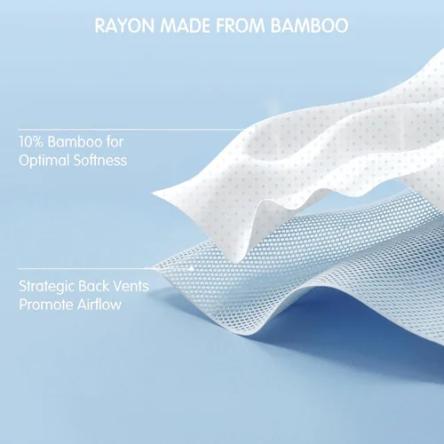 Miniatura 6 de Subrtex Funda para Topper de Colchón (Solo Funda) Protector de Colchón Ropa de Cama de Rayón Hecho de Bambú Funda Envolvente de Colchón Extraíble