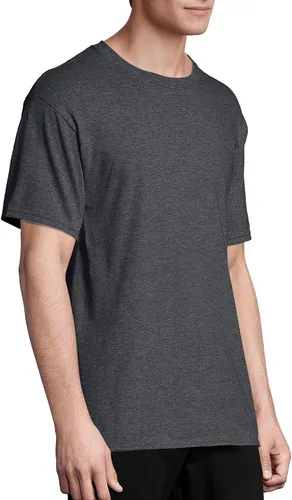 Miniatura 4 de Hanes ComfortSoft - Camiseta de manga corta para hombre paquete de 4