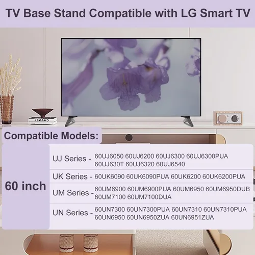 Miniatura 3 de Patas de TV para LG TV patas de soporte, para 60 pulgadas LG TV patas 60UJ6200 60UJ6300 60UJ6540 60UJ630T 60UJ6320 60UK6090PUA 60UK6200PUA 60UM6900