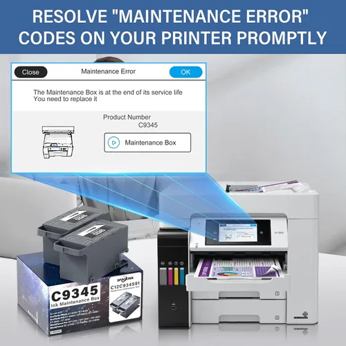 Miniatura 3 de C9345 Caja de mantenimiento de tinta de repuesto para ET-8550 ET-5850 ET-16600 ET-16650 ET-5800 ET-5880 ET-8500 WF-7840 WF-7830 WF-7820 WF-7310 ST.
