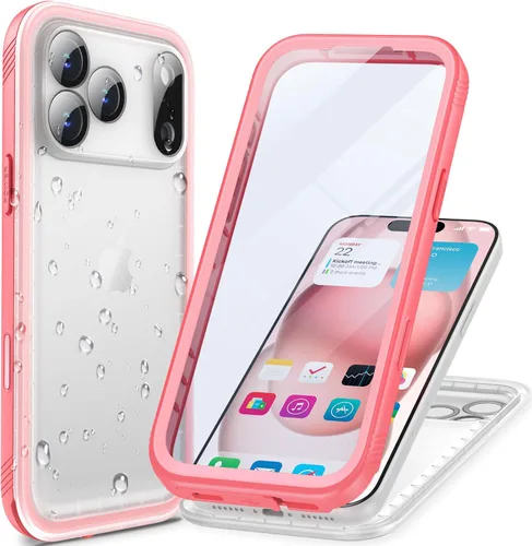 Miniatura 92 de Cozycase TOP Funda impermeable para iPhone 17 Pro Max - Grado militar resistente a todo 360 con protector de cámara de pantalla, doble IP68 a prueba