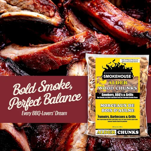 Miniatura 2 de Smokehouse Productos Todos los trozos de madera con sabor natural para ahumar