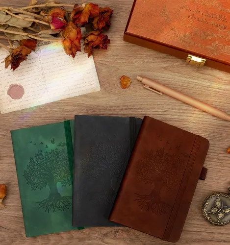 Miniatura 5 de 3 paquetes de cuadernos de bolsillo para diario, A6 pequeño, total 360 páginas, cuadernos para tomar notas, diarios para escritura, mini blocs