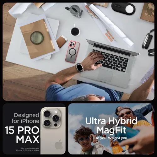 Miniatura 436 de Spigen Funda para iPhone 13 Mini, ultra híbrida MagFit [antiamarilleo] [compatible con Magsafe] - Transparente
