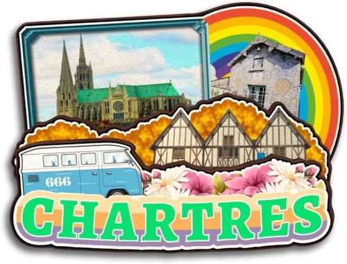 Miniatura 9 de Blois Centre-Val de Loire Francia - Imán de madera para nevera, colección 3D, hecho a mano, viajes, ciudad, recuerdos, nevera, regalo