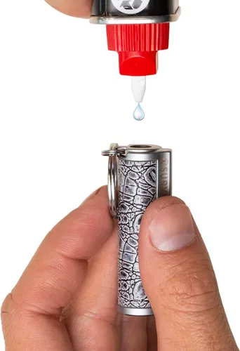 Miniatura 4 de SURVIVE Kit de llavero de metal permanente, paquete de 2 unidades, reutilizable de supervivencia, llavero impermeable de emergencia Plateado