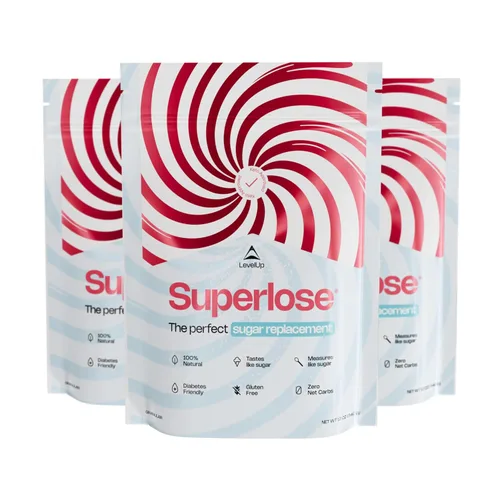 Superlose | La alulosa superior | Alternativa de azúcar cetogénica | 100% natural sin regusto amargo | Edulcorante cero carbohidratos netos |