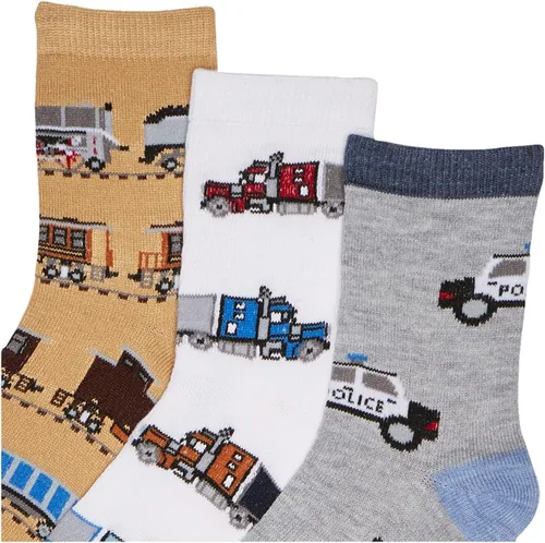 Miniatura 2 de Jefferies Socks Calcetines de tren para niños, camiones, coches, 6