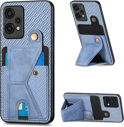 Miniatura 164 de Funda para Xiaomi Poco M5s 4G, Funda para Redmi Note 10 4G / Note 10S 4G / Note 11 SE (India) Funda de cuero PU ranuras para tarjetas Soporte