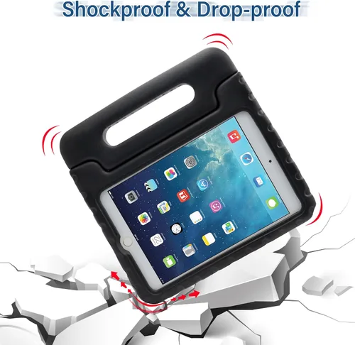 Miniatura 3 de LEFON Funda para niños a prueba de golpes para iPad mini 5/4/3/2/1, iPad mini de 4ª generación para niños, con mango convertible, peso ligero, súper