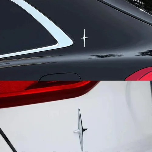 Miniatura 5 de Calcomanía de insignia deportiva de automóviles 3D de metal, emblema lateral del guardabarros trasero del maletero del coche, compatible con Lincoln