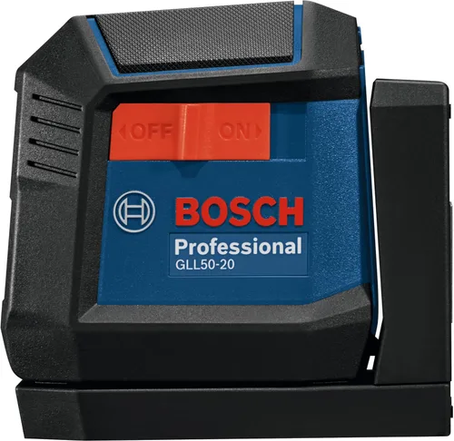Miniatura 4 de Bosch GLL50-20 - Láser autonivelante de línea cruzada de 50 pies, incluye soporte magnético integrado y 2 pilas AA