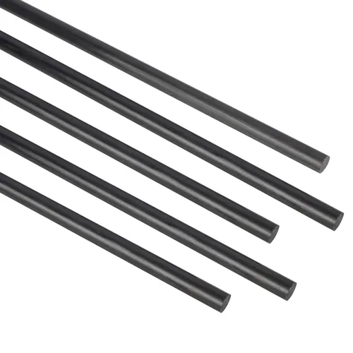 Varilla de Fibra de Carbono de 200mm x 1.0mm 1.5mm 2.0mm 2.5mm 3.0mm 4.0mm 5.0mm 5 Piezas para Avión RC Manualidades DIY Barra Mate de 1mm 200mm