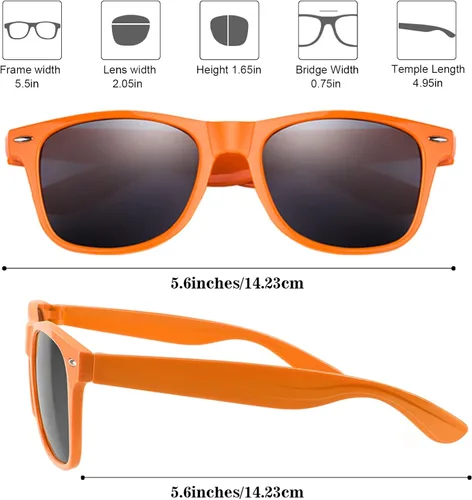 Miniatura 20 de FEPITO Paquete de 24 lentes de sol de fiesta a granel para regalos de fiesta de cumpleaños, rellenos de bolsas de golosinas para playa, piscina