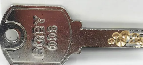 Miniatura 3 de Compatible con llave de equipaje TSA006 para Rimowa, reemplazo de llave TSA 006 para aduanas de bloqueo de equipaje RIMOWA, Plateado, cerradura