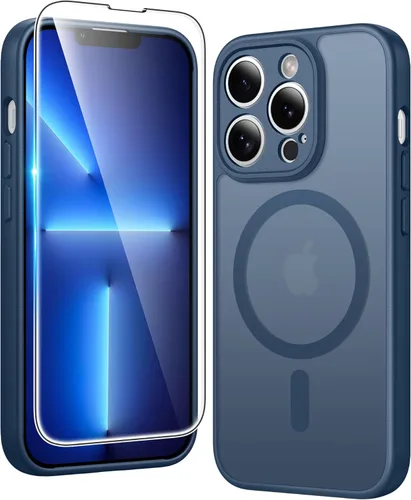 Miniatura 1231 de FNTCASE Funda para iPhone 13 Pro-Max: Fundas magnéticas transparentes compatibles con Magsafe Slim anti amarillamiento protección contra caídas
