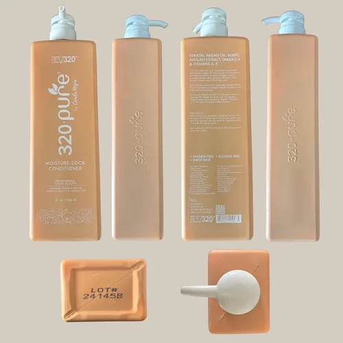 Miniatura 9 de 320Pure - Acondicionador de bloqueo de humedad de 32 onzas, acondicionador hidratante para el cabello para mujeres y hombres, sin sulfatos, fórmula