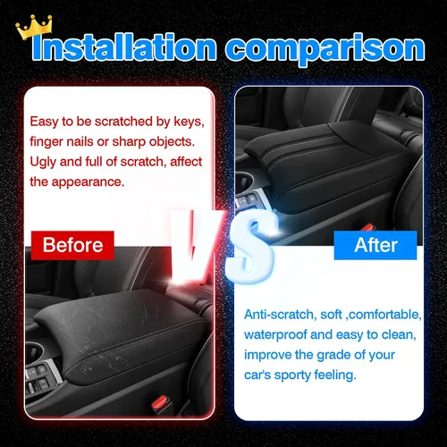 Miniatura 6 de Autorder Funda de consola central para Honda Pilot 2023-2025 2026 / Accesorios Honda Ridgeline Passport 2024-2026 Funda para reposabrazos