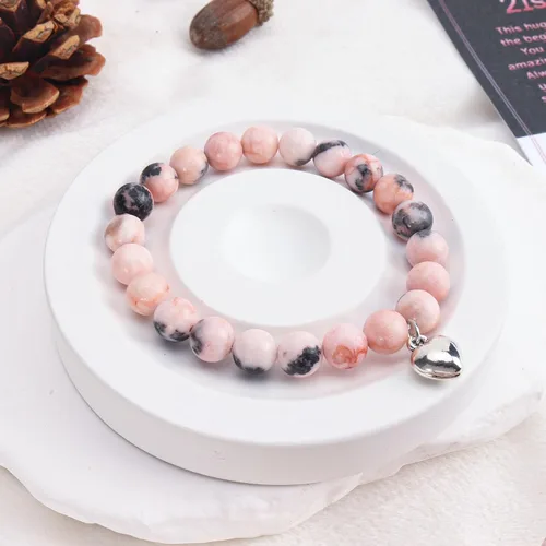 Miniatura 4 de Pulsera de piedra natural para mujeres y niñas, regalo para amiga, hermana, hija, nieta, ahijada, sobrina, novia, alma gemela, inspirador