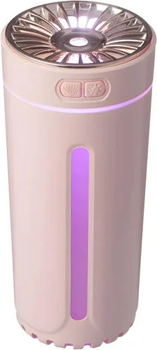 Miniatura 8 de Humidificador difusor de coche con difusor de aceite esencial, mini humidificador de aire portátil silencioso USB con luz LED, ambientador de Negro