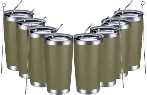 Miniatura 27 de MEWAY - Vaso de 20 onzas para café Azul marino