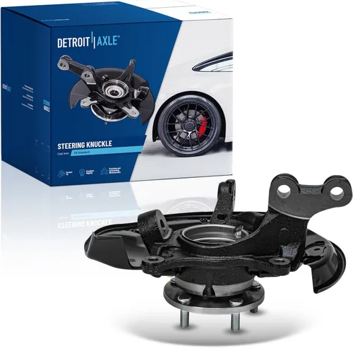 Miniatura 110 de Detroit Axle - Nudos de dirección delanteros de 2.5L de 2 piezas para Toyota 12-17 Camry, 2 nudos de dirección y conjunto de rodamiento de rueda