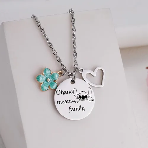 Miniatura 5 de MIXJOY Bonito collar de dibujos animados de Stitch para mujeres y niñas, inspirado en el cumpleaños de Stitch para nieta, hija, sobrina