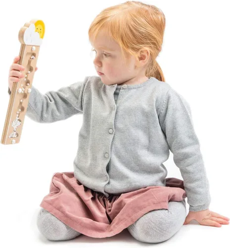 Miniatura 4 de Tender Leaf Toys - Rainmaker - Juguete portátil para hacer sonido de lluvia, instrumentos musicales de educación temprana para bebés y niños