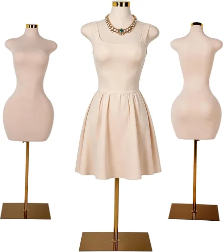 Miniatura 25 de Maniquí de cuerpo completo masculino – Soporte de maniquí con base de metal Pantalla de forma de vestido desmontable, modelo de vestido ajustable