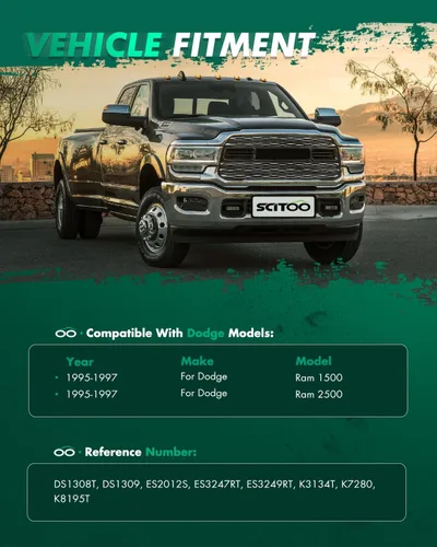 Miniatura 2 de SCITOO Kit de suspensión de 12 piezas para Dodge Ram 1500 2500 4WD