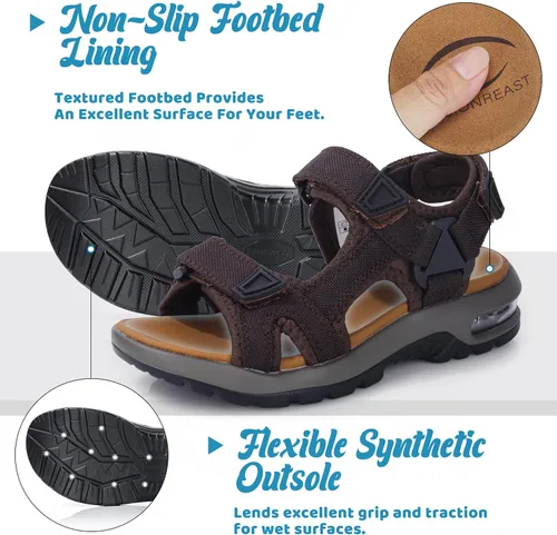 Miniatura 3 de visionreast Sandalias deportivas de moda para niños, con estampado de camuflaje, sandalias deportivas al aire libre, sandalias casuales para la playa