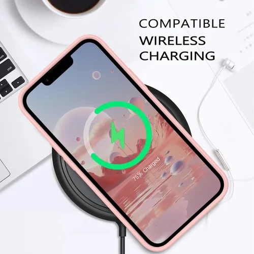 Miniatura 195 de GUAGUA Funda compatible con iPhone 17 Pro Max de 6.9 pulgadas, silicona líquida, goma de gel suave, delgada, forro de microfibra delgada