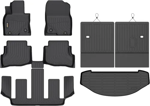 Miniatura 69 de Alfombrillas y forro de carga para Jeep Grand Cherokee L 2021-2025 (solo para 6 plazas sin consola central), alfombrillas de automóvil TPE para todo