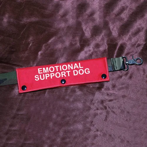 Miniatura 3 de Servicio de terapia para perro con correa de apoyo emocional para perro, alerta colgante, parche de identificación, regalo de cumpleaños