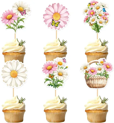 Miniatura 16 de 250 piezas de confeti de margaritas blancas para mesa de margaritas baby shower, flores, cumpleaños, despedida de soltera, boda, aniversario
