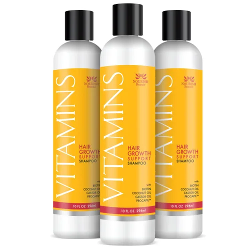 Miniatura 8 de Acondicionador para pérdida del cabello VITAMINS de Nourish Beaute, resultados potentes con bicapil patentado, suministro para 2+ meses