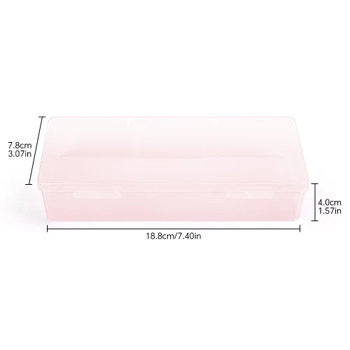 Miniatura 4 de Caja de almacenamiento transparente para equipo de arte de uñas, herramienta de manicura, organizador de herramienta de pedicura, caja de plástico
