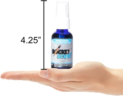 Miniatura 6 de Rocket Scent - Ambientadores de aceite + eliminador de olores y humo + desodorante para el hogar, automóvil, oficina, baño + auto nuevo, mango, lino