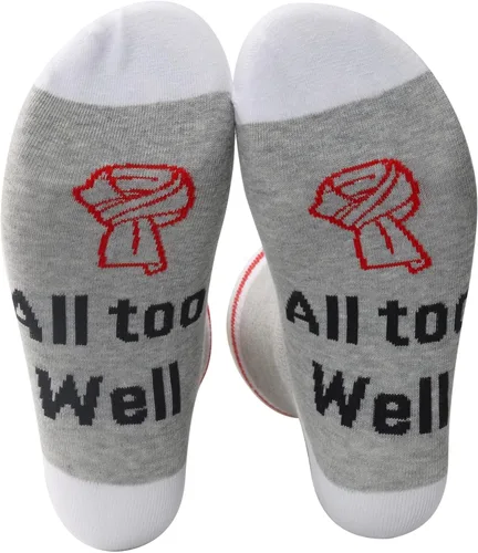 Miniatura 4 de TOBGBE 2 pares de calcetines para amantes de la música, letras de canciones, regalos con nombre de ablum, calcetines inspirados en canciones