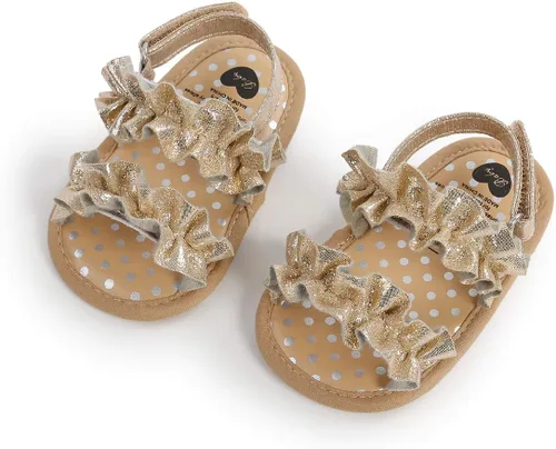 Miniatura 17 de Sandalias de verano para bebés, niñas y niños, unisex, antideslizantes, suela suave, transpirable, para primeros pasos, zapatos de playa al aire