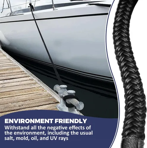 Miniatura 4 de Línea de muelle de nailon trenzado doble - Cuerda de barco - Accesorios marinos y pontones - Cuerdas y lazos trenzados y reforzados