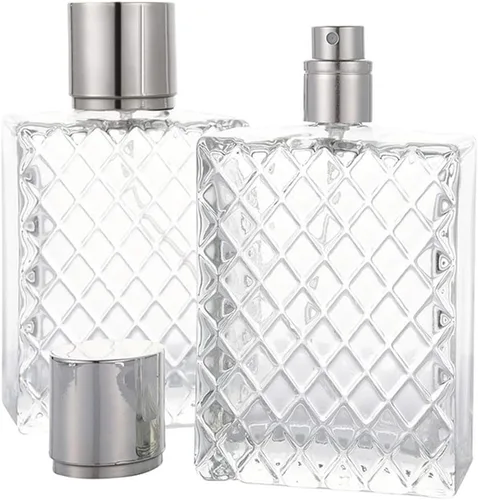 Miniatura 7 de Botellas de perfume de aerosol recargables de 3.4 fl oz de 3.4 onzas, atomizador de niebla fina cosmética grande, contenedor de aceite esencial