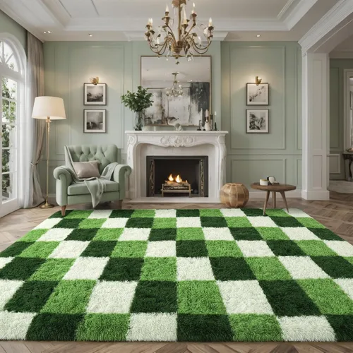 Miniatura 21 de Nuttumico Alfombras de Pasillo Suaves de 2x4 Pies para Dormitorio y Sala de Estar, Alfombra Mullida de Felpa, Alfombras de Área Antideslizantes Tie