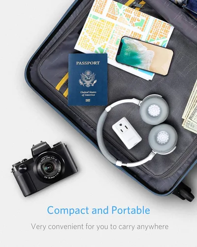 Miniatura 6 de BESTEK Adaptador de enchufe de viaje en todo el mundo, adaptador de enchufe de entrada dual de 100-250 V, adaptador universal de viaje todo en uno