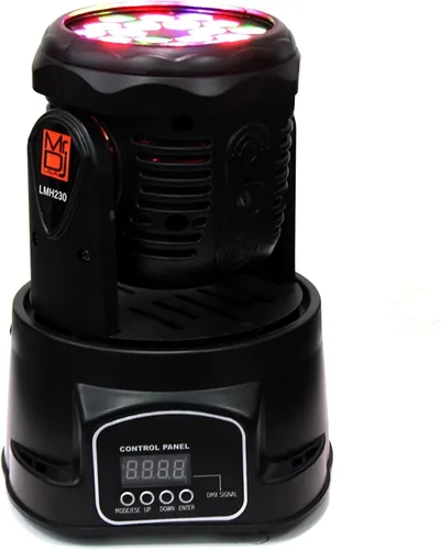 Miniatura 5 de MR DJ USA - LMH230 100W RGBW 18-LED Cabeza móvil DJ Luz