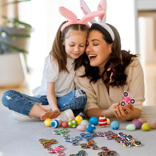Miniatura 2 de SCIONE Paquete de 12 juguetes giratorios para la ansiedad, juguetes para aliviar el estrés, regalos de fiesta para niños y adultos, regalos