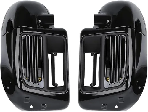 Miniatura 9 de XFMT Carenado Inferior para Motocicleta Negro Vivo con Enfriamiento por Aire y Ventilación Inferior para Harley Touring Road King Street Glide Road