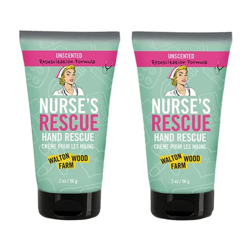 Walton Wood Farm, Crema de manos de 2 oz: Resccate de la enfermera (paquete de 2))